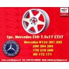 1 cerchio Evo 7.5x17 5x112 Mercedes Audi Mercedes 124 129 140 201 202 203 204 207 208 209 210 211 212 170 171 172 HO Aud