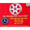 1 cerchio Evo 7.5x17 5x112 Mercedes Audi Mercedes 124 129 140 201 202 203 204 207 208 209 210 211 212 170 171 172 HO Aud