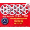 4 jantes Evo 7.5x17 5x112 Mercedes Audi Mercedes 124 129 140 201 202 203 204 207 208 209 210 211 212 170 171 172 HO Audi