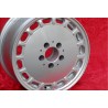 1 wheel Gullideckel 7x15 5x112 Mercedes w107 w116 w123 w124 w126 w201 w202 w210 HO silver