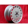 1 wheel Gullideckel 7x15 5x112 Mercedes w107 w116 w123 w124 w126 w201 w202 w210 HO silver