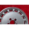 4 wheels Gullideckel 7x15 5x112 Mercedes w107 w116 w123 w124 w126 w201 w202 w210 HO silver