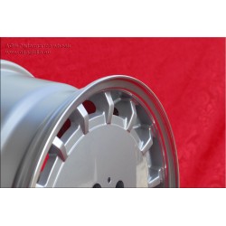 1 wheel Gullideckel 8x16 5x112 Mercedes w107 w108 w109 w116 w123 w126 silver/diamond cut