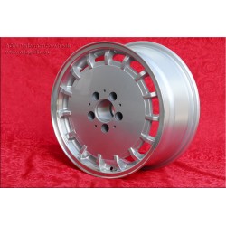 1 wheel Gullideckel 8x16 5x112 Mercedes w107 w108 w109 w116 w123 w126 silver/diamond cut