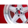 1 wheel Penta 10x17 5x112 Mercedes w107 w108 w109 w116 w123 w126 silver/diamond cut