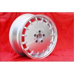 1 wheel Gullideckel 8x17 5x112 Mercedes w107 w108 w109 w116 w123 w126 silver/diamond cut