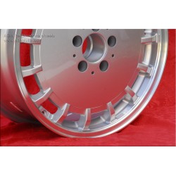 4 wheels Gullideckel 8x17 5x112 Mercedes w124 w129 w201 w203 w208 w209 w210 w170 w171 HO silver/diamond cut