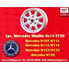 1 jante Minilite 6x14 5x112 Ford Mercedes Consul Granada P5 P6 P7 Mercedes 108 109 113 114 115 116 123 silver/diamond cu