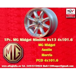 1 wheel Minilite 6x14...