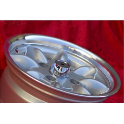 1 wheel Minilite 6x14 4x114.3 MG Triumph Saab MBG TR2-TR6 Saab 99 Toyota Corolla Starlet Carina silver/diamond cut