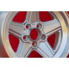 4 cerchi Penta 8x16 5x112 Mercedes w107 w108 w109 w116 w123 w126 silver/diamond cut