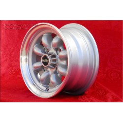 1 wheel Minilite 5x10 4x101.6 Mini Mini Mk1-3 850 1000 silver/diamond cut