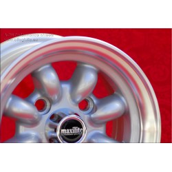 1 wheel Minilite 5x10 4x101.6 Mini Mini Mk1-3 850 1000 silver/diamond cut