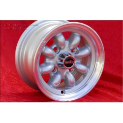 1 wheel Minilite 5x10 4x101.6 Mini Mini Mk1-3 850 1000 silver/diamond cut