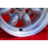 4 wheels Minilite 5x10 4x101.6 Mini Mini Mk1-3 850 1000 silver/diamond cut