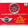 1 Felge Minilite 5x12 4x101.6 Mini Mini Mk1-3 850 1000 1275 GT anthracite/diamond cut