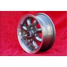 1 cerchio Minilite 5x12 4x101.6 Mini Mini Mk1-3 850 1000 1275 GT anthracite/diamond cut