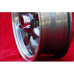 1 cerchio Minilite 5x12 4x101.6 Mini Mini Mk1-3 850 1000 1275 GT anthracite/diamond cut