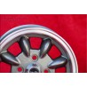 1 wheel Minilite 5x12 4x101.6 Mini Mini Mk1-3 850 1000 1275 GT anthracite/diamond cut