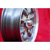 1 wheel Minilite 5x12 4x101.6 Mini Mini Mk1-3 850 1000 1275 GT anthracite/diamond cut