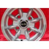 1 wheel Minilite 6x10 4x101.6 Mini Mini Mk1-3 850 1000 silver/diamond cut