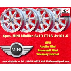 4 wheels Minilite 6x13...