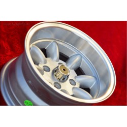 4 Felgen Minilite 7x13 4x101.6 Mini Mini Mk1-3 silver/diamond cut