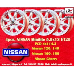 4 wheels Minilite 5.5x13...