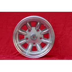 1 cerchio Minilite 7x13 5x130 Honda NSU NSU  TT TTS 110 1200C Wankelspider   Honda S 800 silver/diamond cut