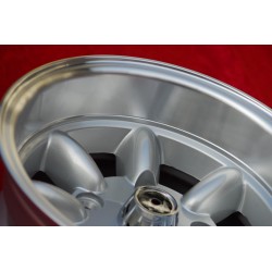 1 cerchio Minilite 7x13 5x130 Honda NSU NSU  TT TTS 110 1200C Wankelspider   Honda S 800 silver/diamond cut