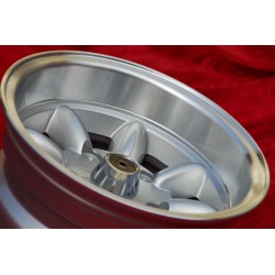 1 cerchio Minilite 7x13 5x130 Honda NSU NSU  TT TTS 110 1200C Wankelspider   Honda S 800 silver/diamond cut