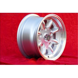 1 cerchio Minilite 7x13 5x130 Honda NSU NSU  TT TTS 110 1200C Wankelspider   Honda S 800 silver/diamond cut