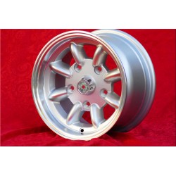 1 cerchio Minilite 7x13 5x130 Honda NSU NSU  TT TTS 110 1200C Wankelspider   Honda S 800 silver/diamond cut