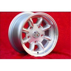 1 cerchio Minilite 7x13 5x130 Honda NSU NSU  TT TTS 110 1200C Wankelspider   Honda S 800 silver/diamond cut