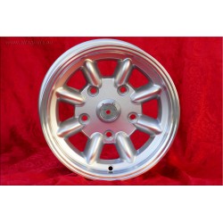 1 cerchio Minilite 7x13 5x130 Honda NSU NSU  TT TTS 110 1200C Wankelspider   Honda S 800 silver/diamond cut