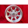 1 jante Minilite 7x13 5x130 Honda NSU NSU  TT TTS 110 1200C Wankelspider   Honda S 800 silver/diamond cut