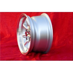 1 cerchio Minilite 7x13 5x130 Honda NSU NSU  TT TTS 110 1200C Wankelspider   Honda S 800 silver/diamond cut