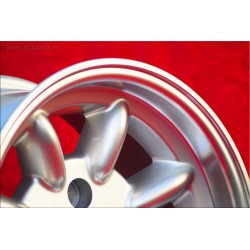 1 wheel Minilite 7x13 5x130 Honda NSU NSU  TT TTS 110 1200C Wankelspider   Honda S 800 silver/diamond cut