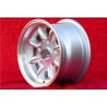 1 Felge Minilite 7x13 5x130 Honda NSU NSU  TT TTS 110 1200C Wankelspider   Honda S 800 silver/diamond cut