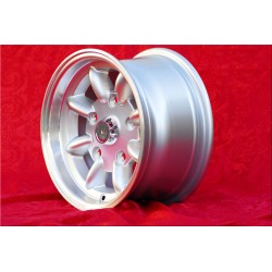 1 Felge Minilite 7x13 5x130 Honda NSU NSU  TT TTS 110 1200C Wankelspider   Honda S 800 silver/diamond cut