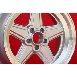 1 wheel Penta 8x17 5x112 Mercedes w107 w108 w109 w116 w123 w126 silver/diamond cut