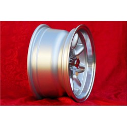 4 cerchi Minilite 7x13 5x130 Honda NSU NSU  TT TTS 110 1200C Wankelspider   Honda S 800 silver/diamond cut