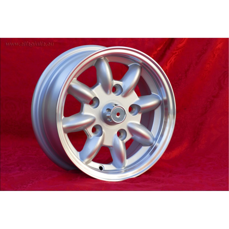 4 cerchi Minilite 5.5x13 + 7x13 5x130 Honda NSU Honda S600 S800 NSU TT TTS 110 1200C Wankelspider