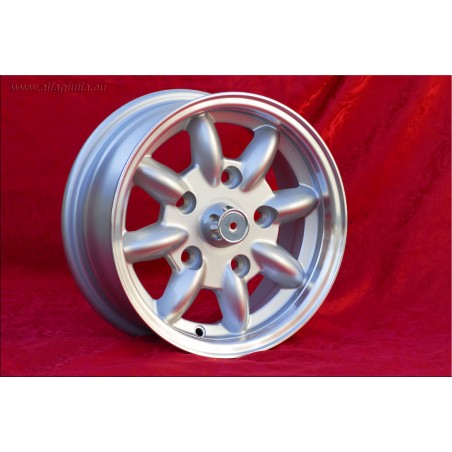 4 Felgen Minilite 5.5x13 + 7x13 5x130 Honda NSU Honda S600 S800 NSU TT TTS 110 1200C Wankelspider