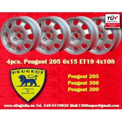 4 Felgen Speedline 6x15...