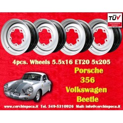 4 wheels OE steel 5.5x16...