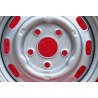 1 jante OE steel 4.5x15 5x130 Porsche 356C SC Carrera GS 901 911 912 silver