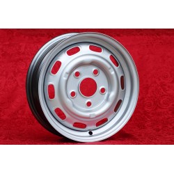 1 Felge OE steel 4.5x15 5x130 Porsche 356C SC Carrera GS 901 911 912 silver