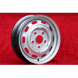 1 wheel OE steel 4.5x15 5x130 Porsche 356C SC Carrera GS 901 911 912 silver