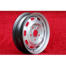 1 Felge OE steel 4.5x15 5x130 Porsche 356C SC Carrera GS 901 911 912 silver